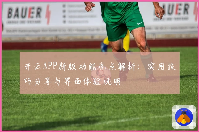开云APP新版功能亮点解析：实用技巧分享与界面体验说明